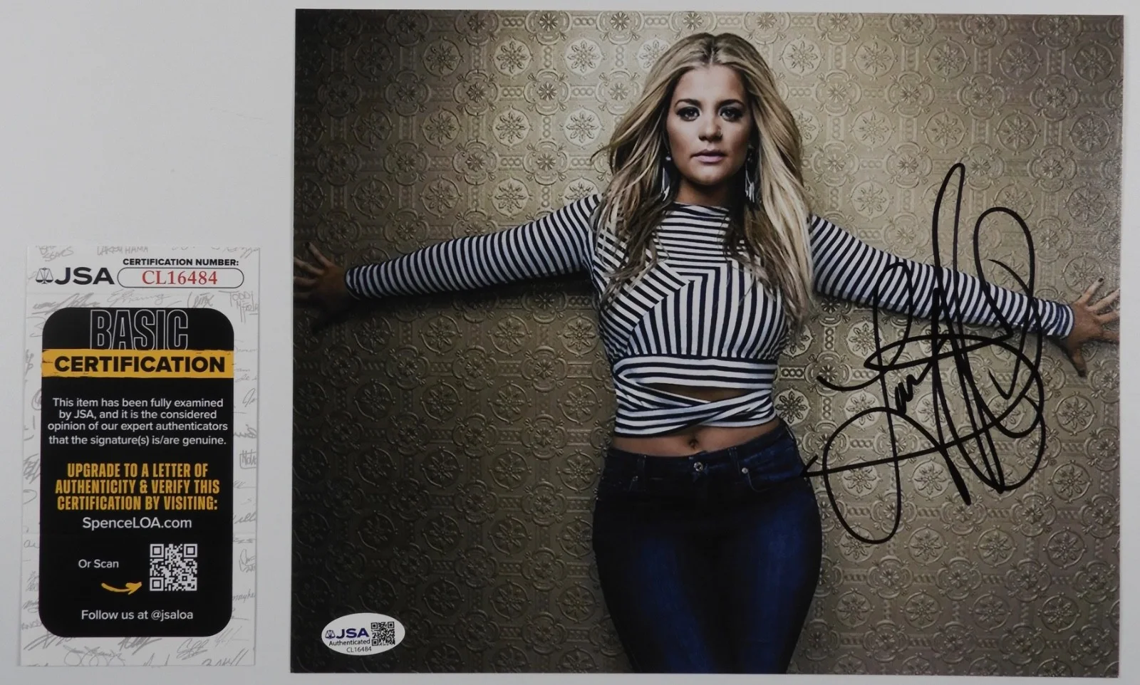 Lauren Alaina JSA Signed Autograph 8 x 10 photo Country, image 2