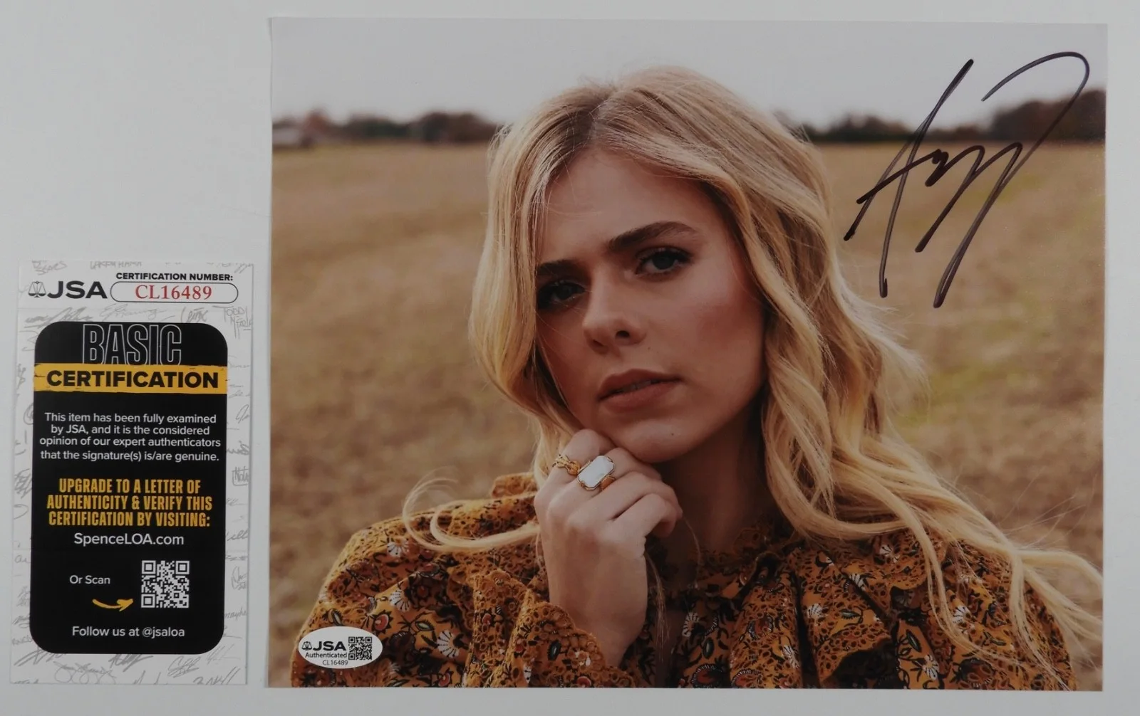 Anne Wilson JSA Signed Autograph 8 x 10 photo Country, image 2