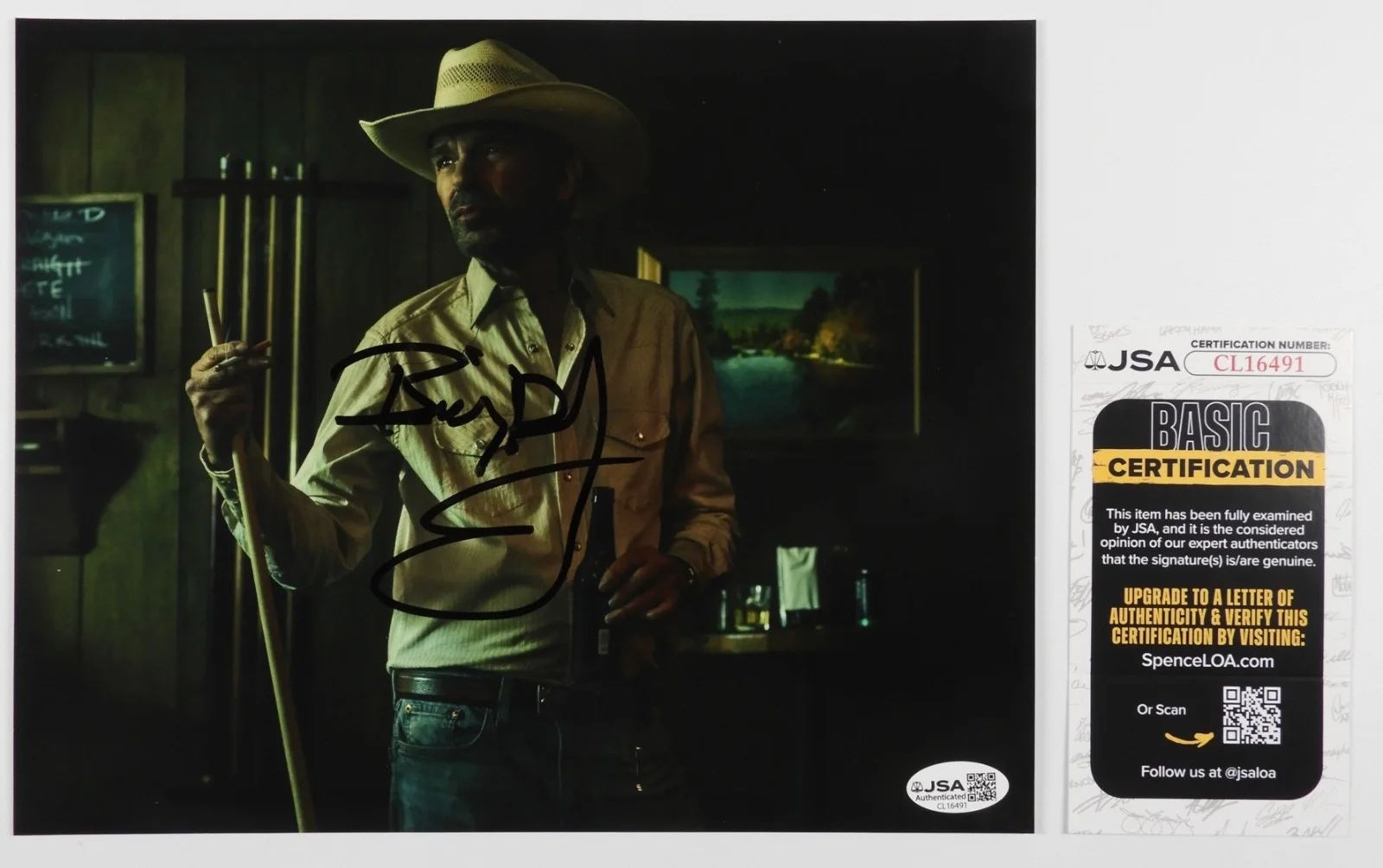 Billy Bob Thornton — Billy Bob Thornton 8 x 10 JSA Autograph Signed photo Landman, image 2