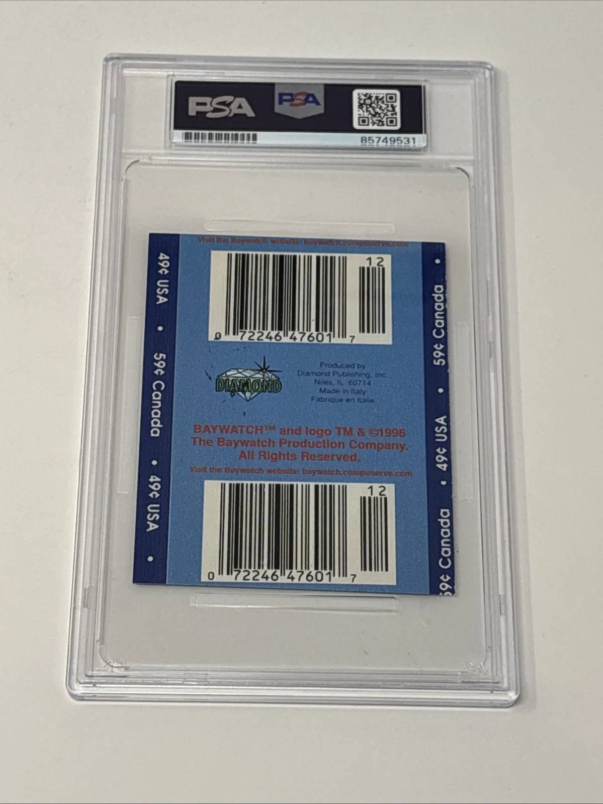 Pamela Anderson — PAMELA ANDERSON Signed AUTOGRAPH 1996 Sticker Pack PSA/DNA COA Baywatch SEXY, image 3