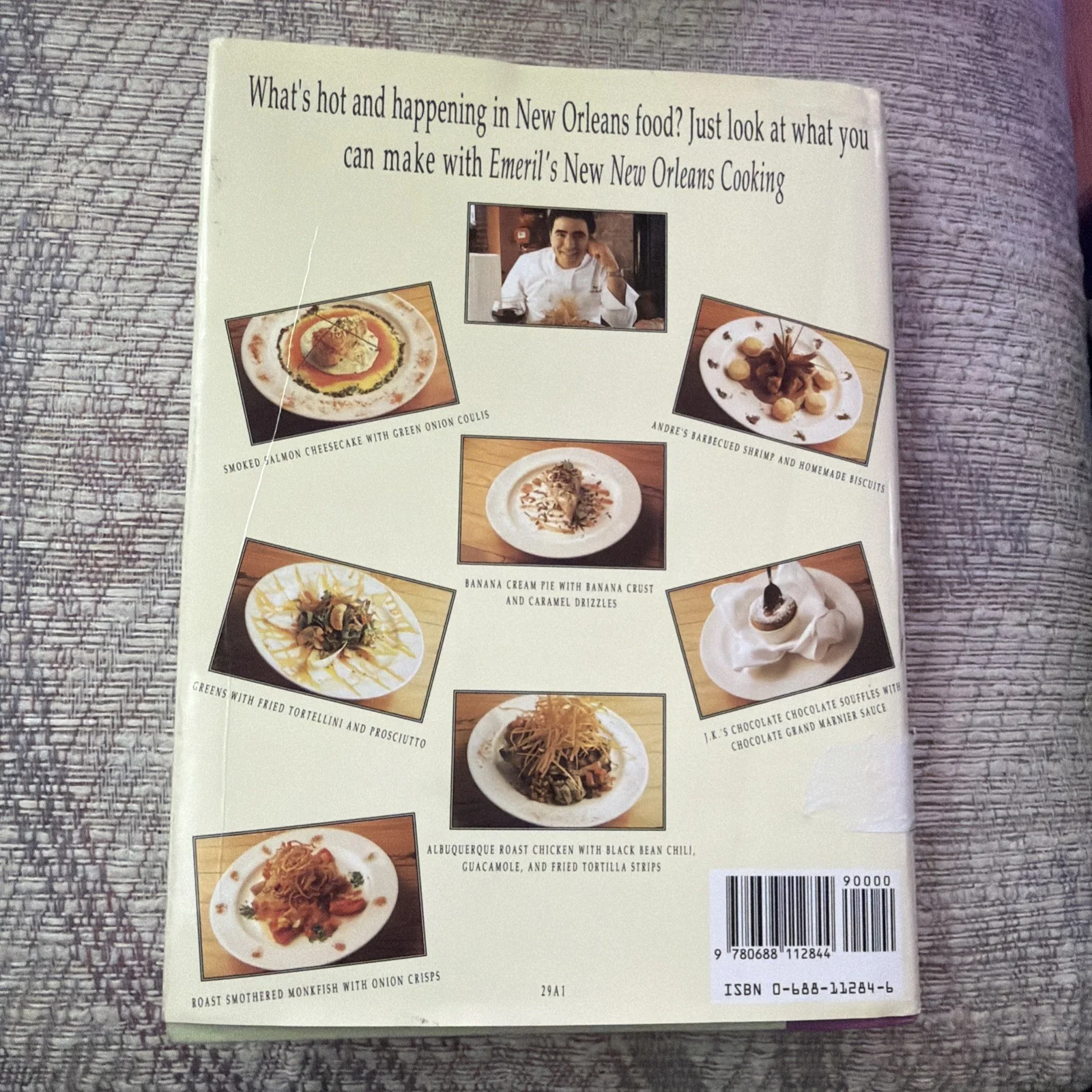 EMERIL LAGASSE — EMERIL LAGASSE AUTHENTIC SIGNED/AUTOGRAPHED NEW NEW ORLEANS COOKING BOOK, изображение 3