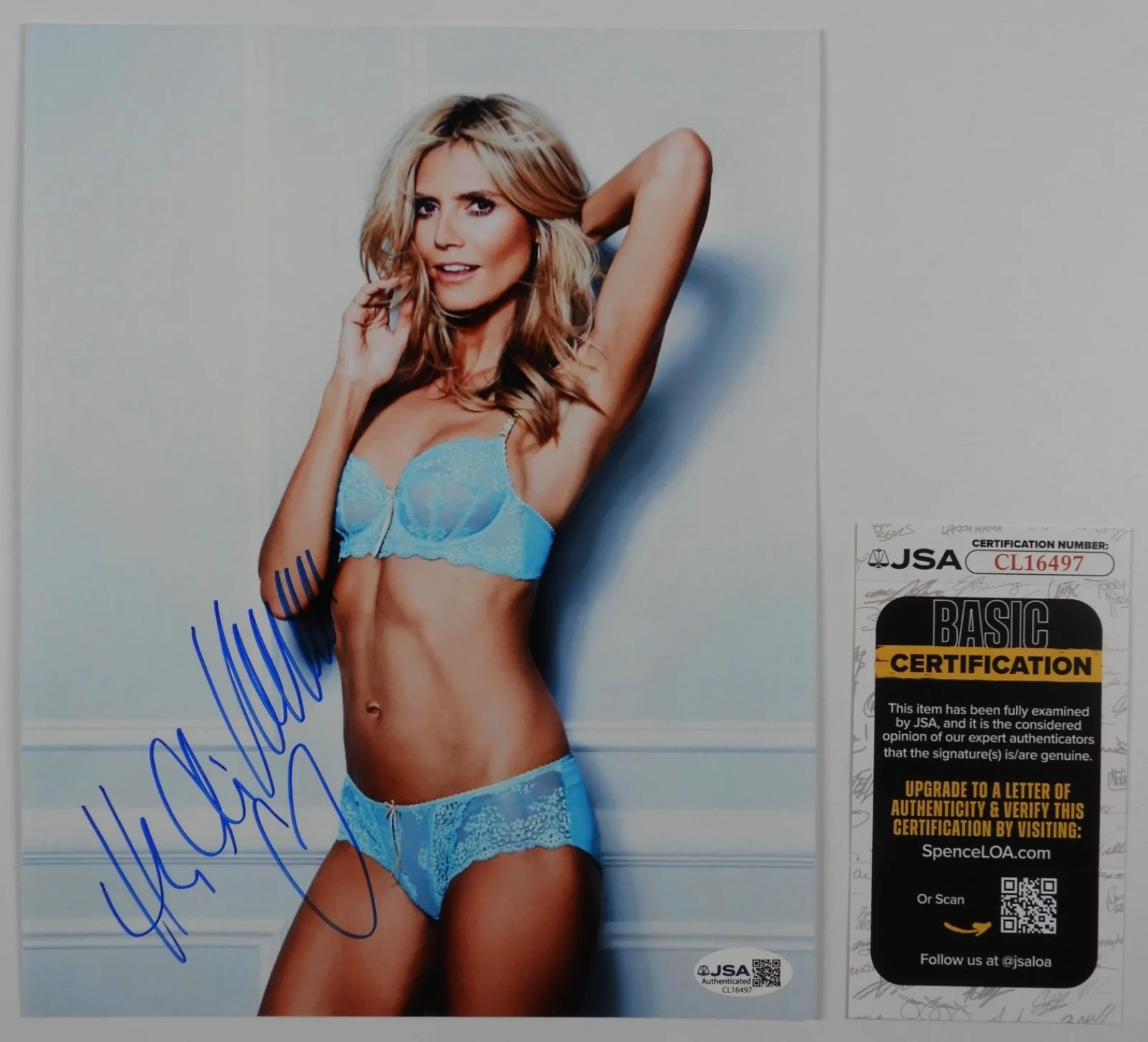 Heidi Klum — Heidi Klum JSA Signed Autograph Photo 8 x 10, image 2