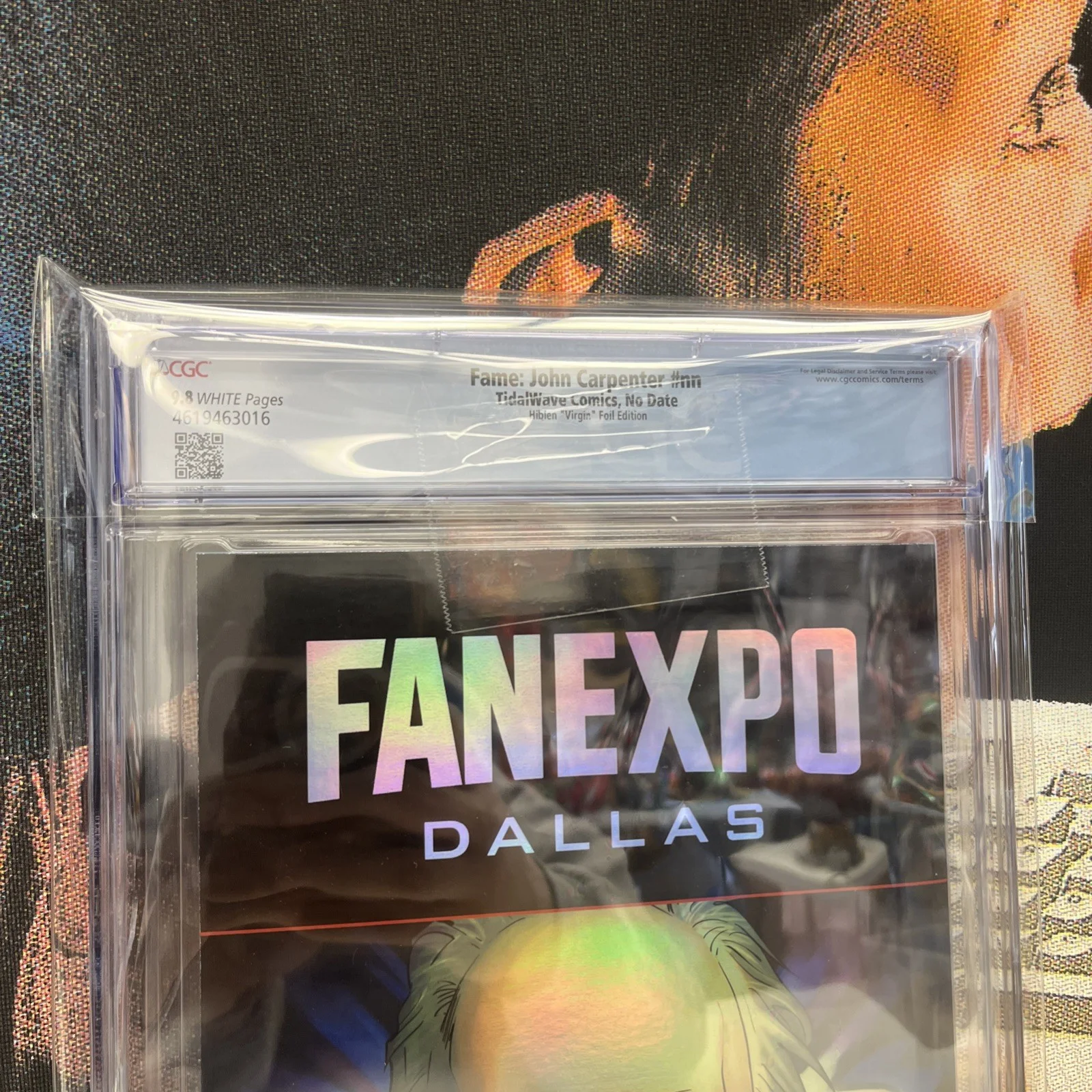 Fame: John Carpenter #nn TidalWave Comics No Date Hiblen Virgin 19/25 CGC 9.8, image 5