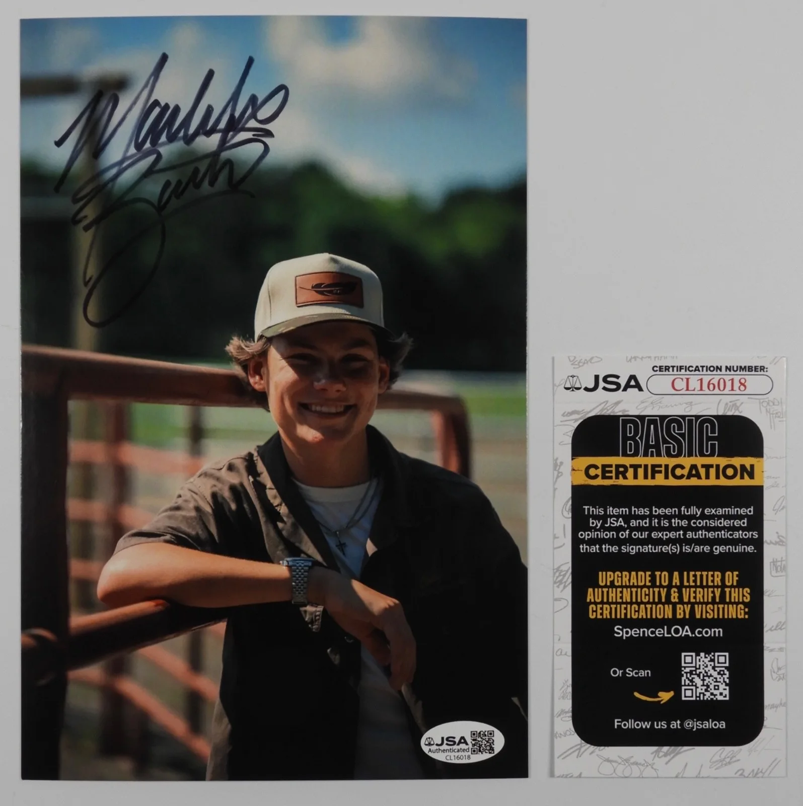 Maddox Batson JSA Signed Autograph 9 x 6 photo Country, image 2