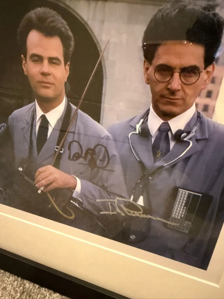 RARE Ghostbusters Classic Stills #3/100 - DUAL SIGNED Dan Aykroyd & Ivan Reitman, image 2
