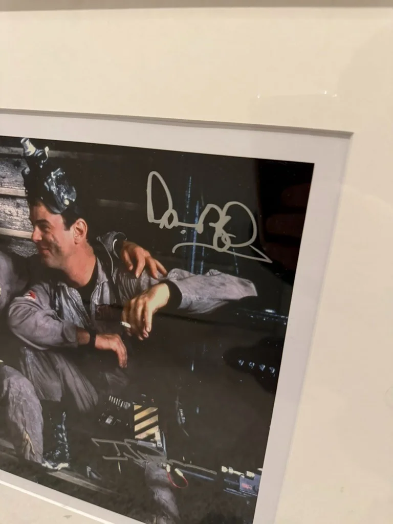 RARE Ghostbusters Classic Stills #3/100 - DUAL SIGNED Dan Aykroyd & Ivan Reitman, image 2
