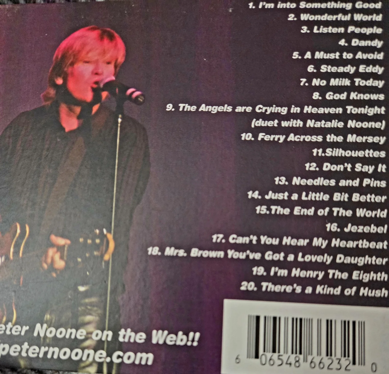 Herman's Hermits Greatest Hits Peter Noone Autographed Autograph Signed CD, image 5