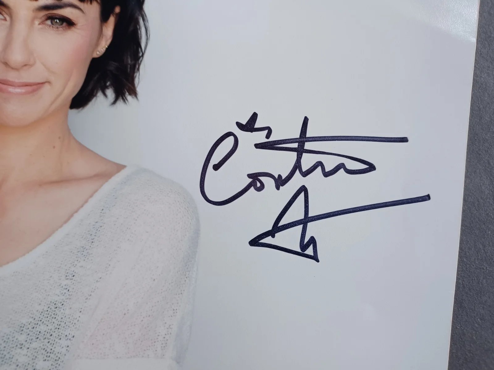 Constance Zimmer Signed 8x10 Photo - Entourage, Boston Legal, House of Cards, изображение 2
