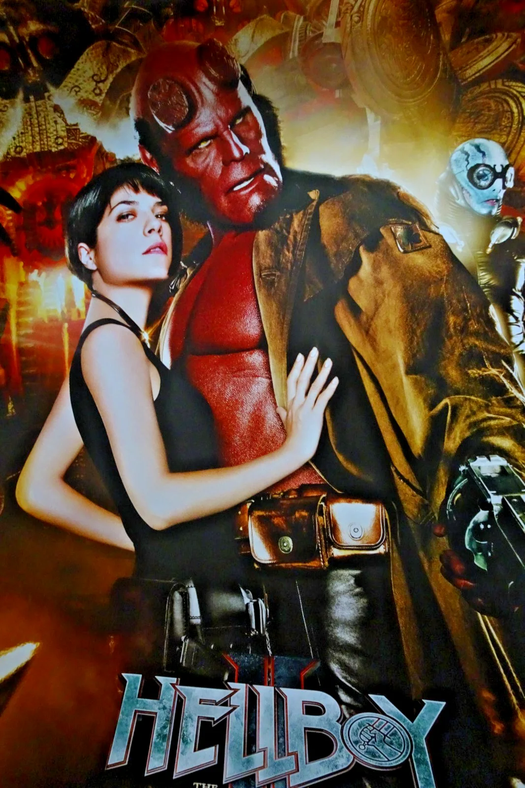 Hellboy II The Golden Army Poster One Sheet Ron Perlman Guillermo del Toro 2008, image 2