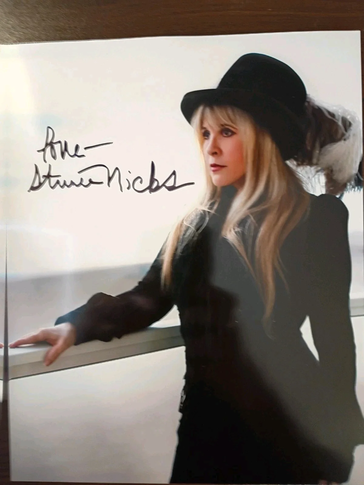 Stevie Nicks Signed Fleetwood Mac 8x10 Photo w/COA & Matching Numbered Sticker, image 5