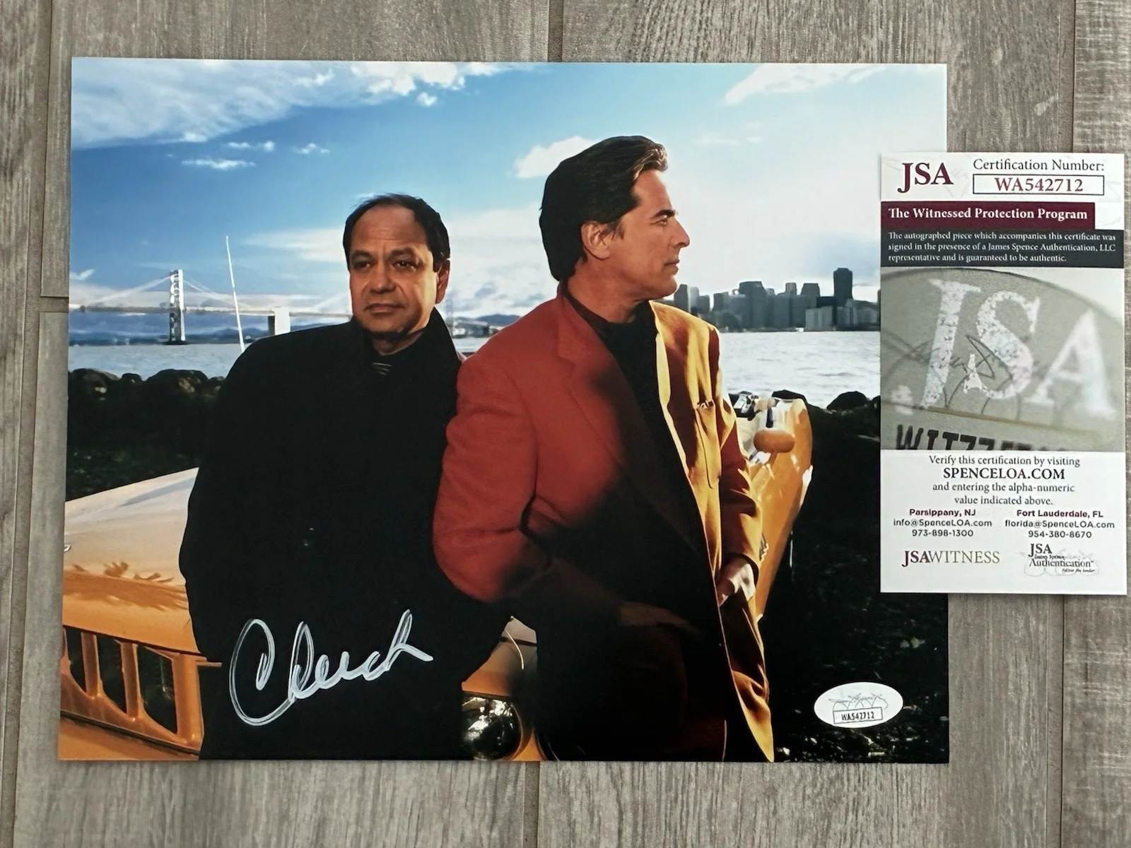 Cheech Marin — CHEECH MARIN SIGNED 8X10 POILCE TV SHOW COMEDY 1996 NASH BRIDGES DON JOHNSON JSA