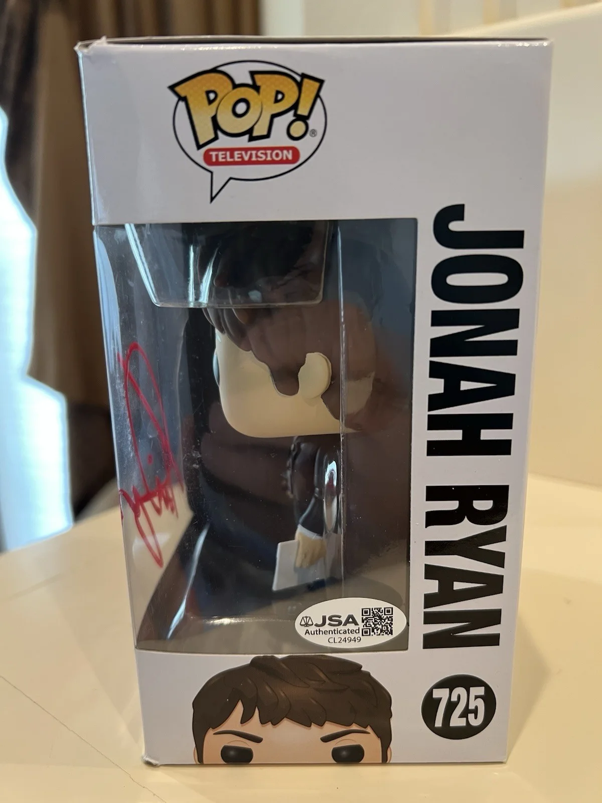 TIMOTHY SIMONS SIGNED VEEP FUNKO POP 725 JSA COA, image 2