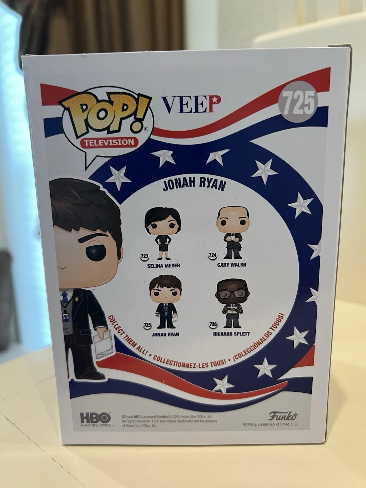 TIMOTHY SIMONS SIGNED VEEP FUNKO POP 725 JSA COA, image 3