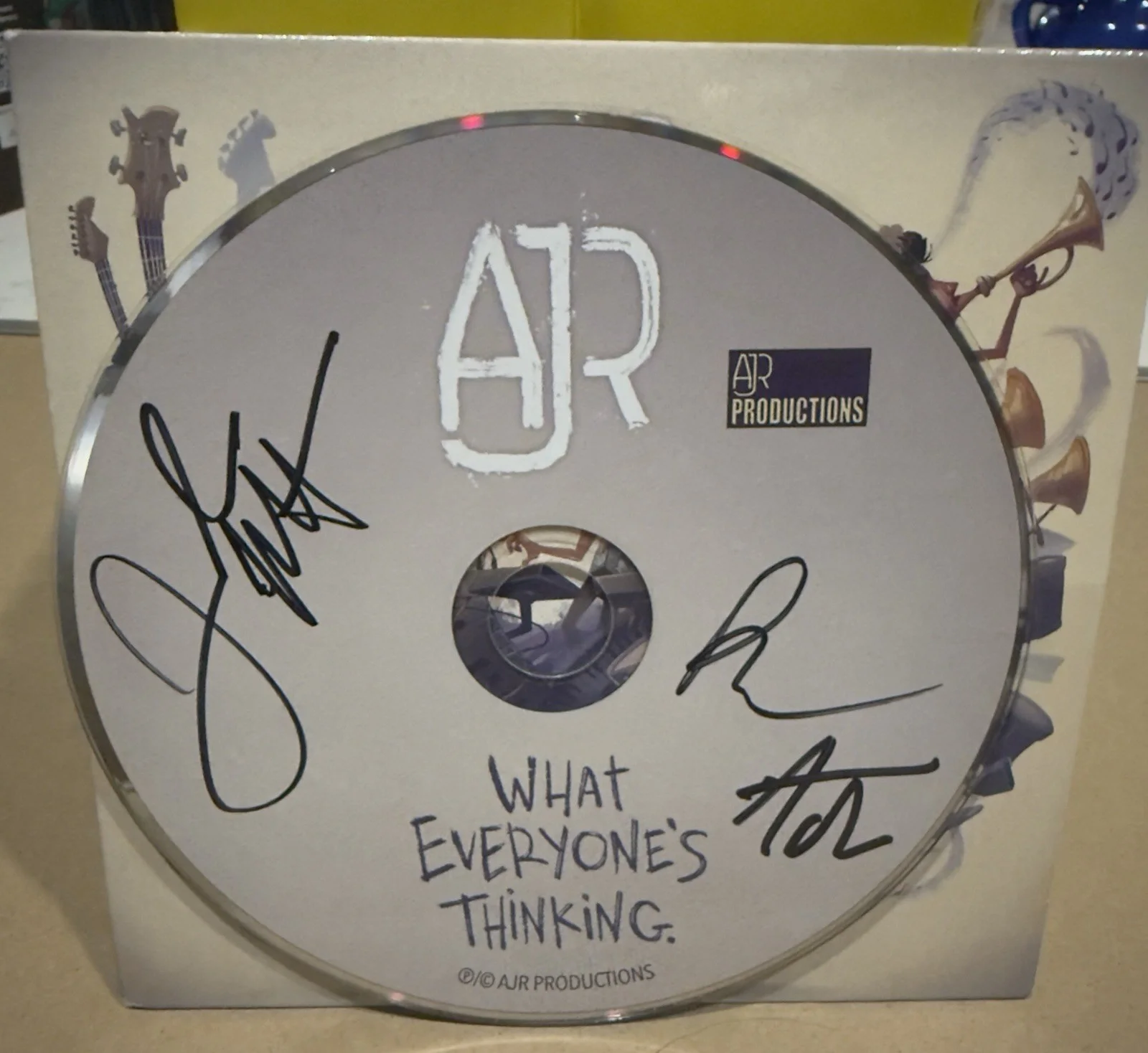 AJR Signed "What Everyone's Thinking" EP From Ingrid Michaelson Concert 11/3/16, изображение 3