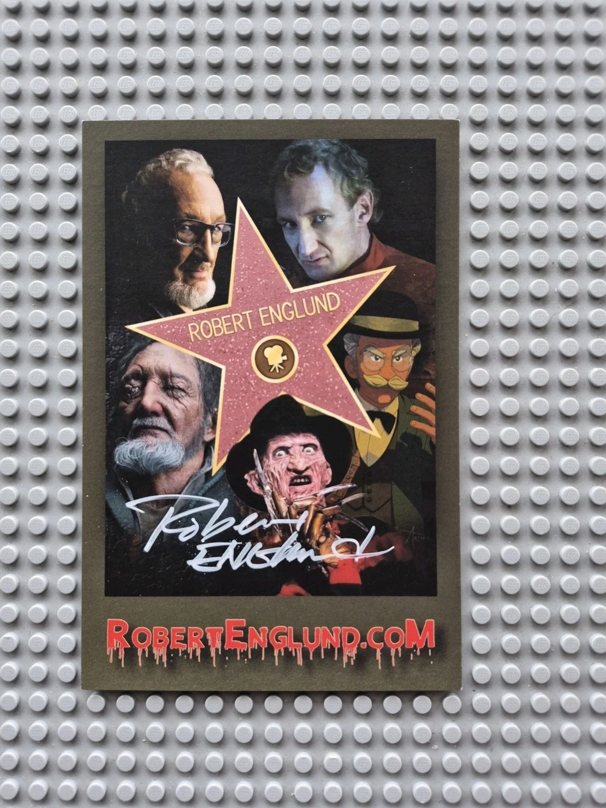 Robert Englund — Robert Englund "Freddy Krueger" Signed Autographed 4.0 x 6.0 Photo card, image 2