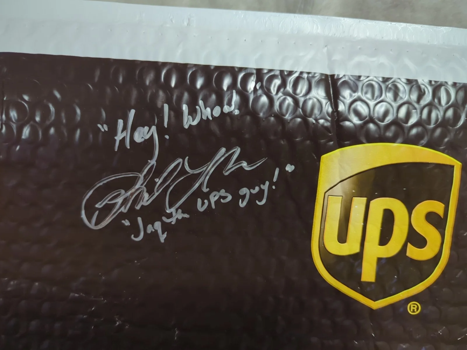 Signed Ups Envelope By Phil Lamar The UPS Guy On Mad TV, image 2