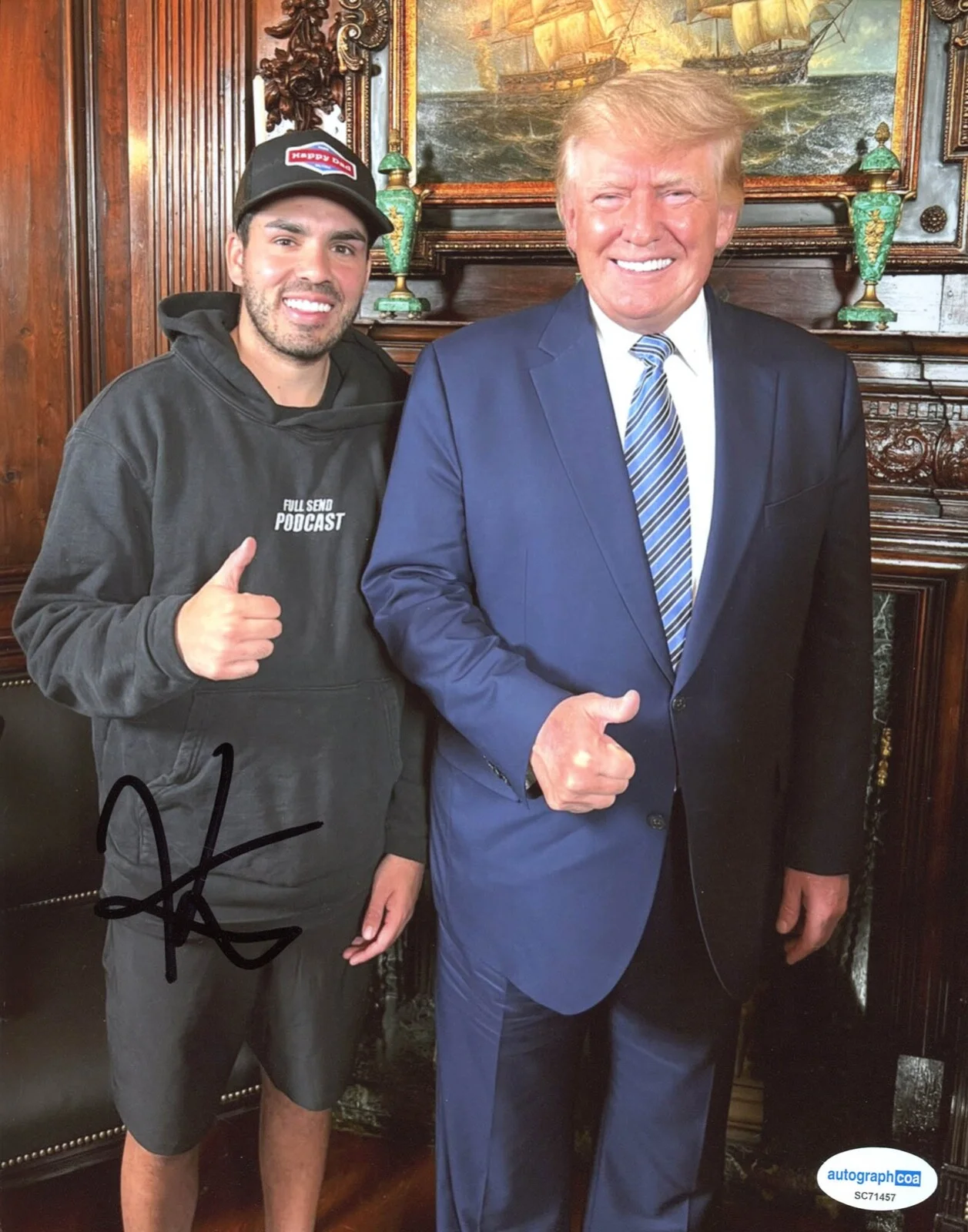 Kyle Forgeard — Kyle Forgeard signed Autograph 8x10 Photo FULL Send NELK Donald Trump ACOA COA, image 3