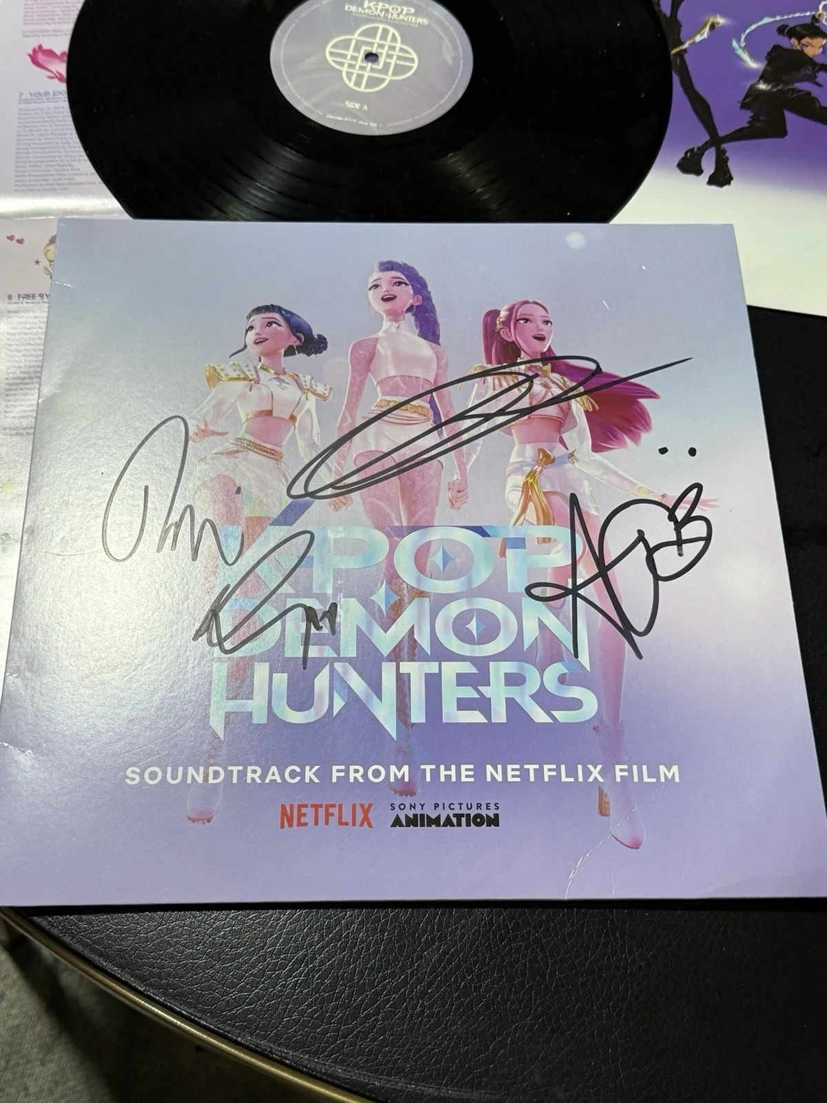 EJAE Signed, LP, Vinyl Album, Autograph, K-Pop, Demon Hunters Golden Rare, Korea, изображение 2