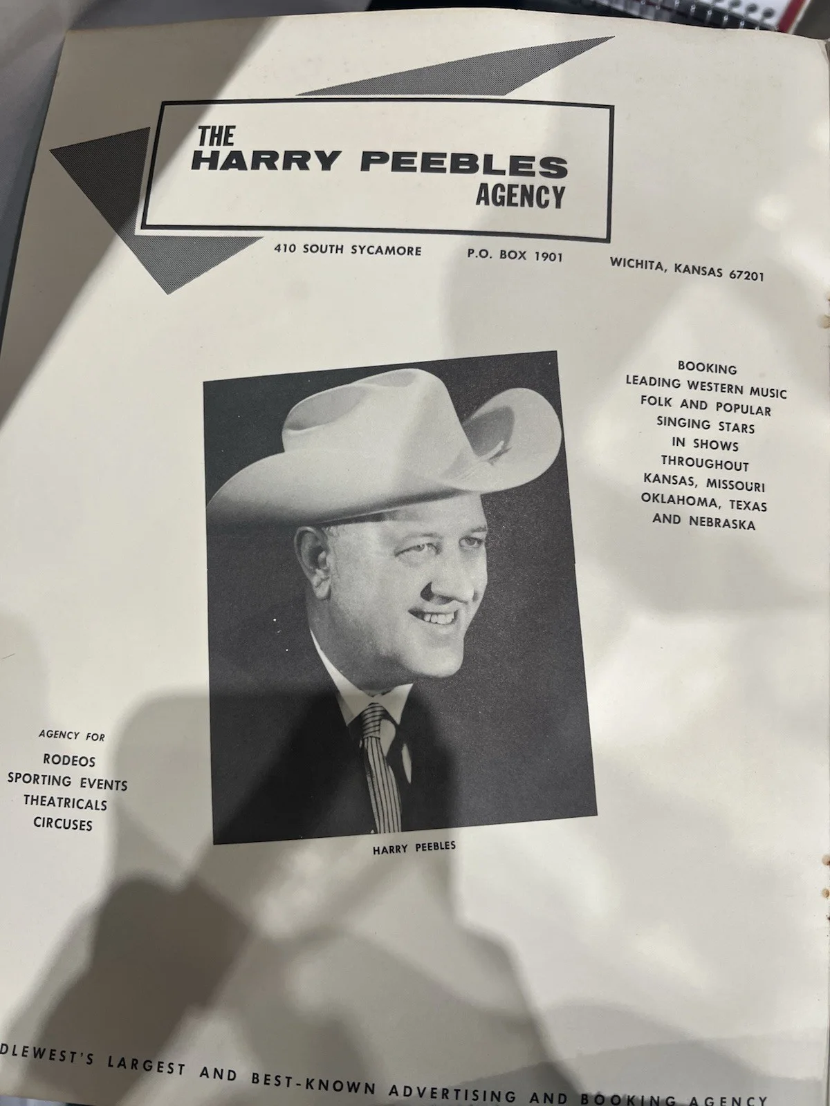 Your Album Of Favorite Country Western Stars Ray Price Autograph Program 1960's, изображение 2