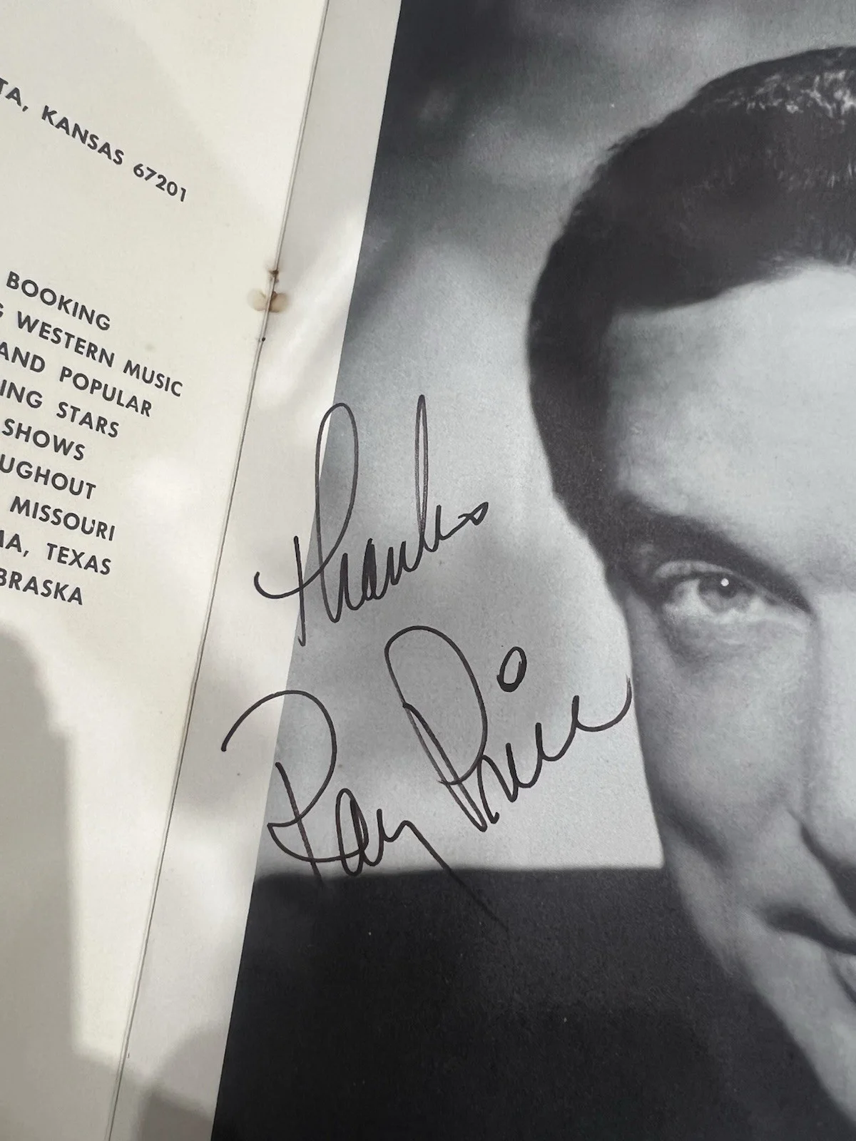 Your Album Of Favorite Country Western Stars Ray Price Autograph Program 1960's, изображение 4