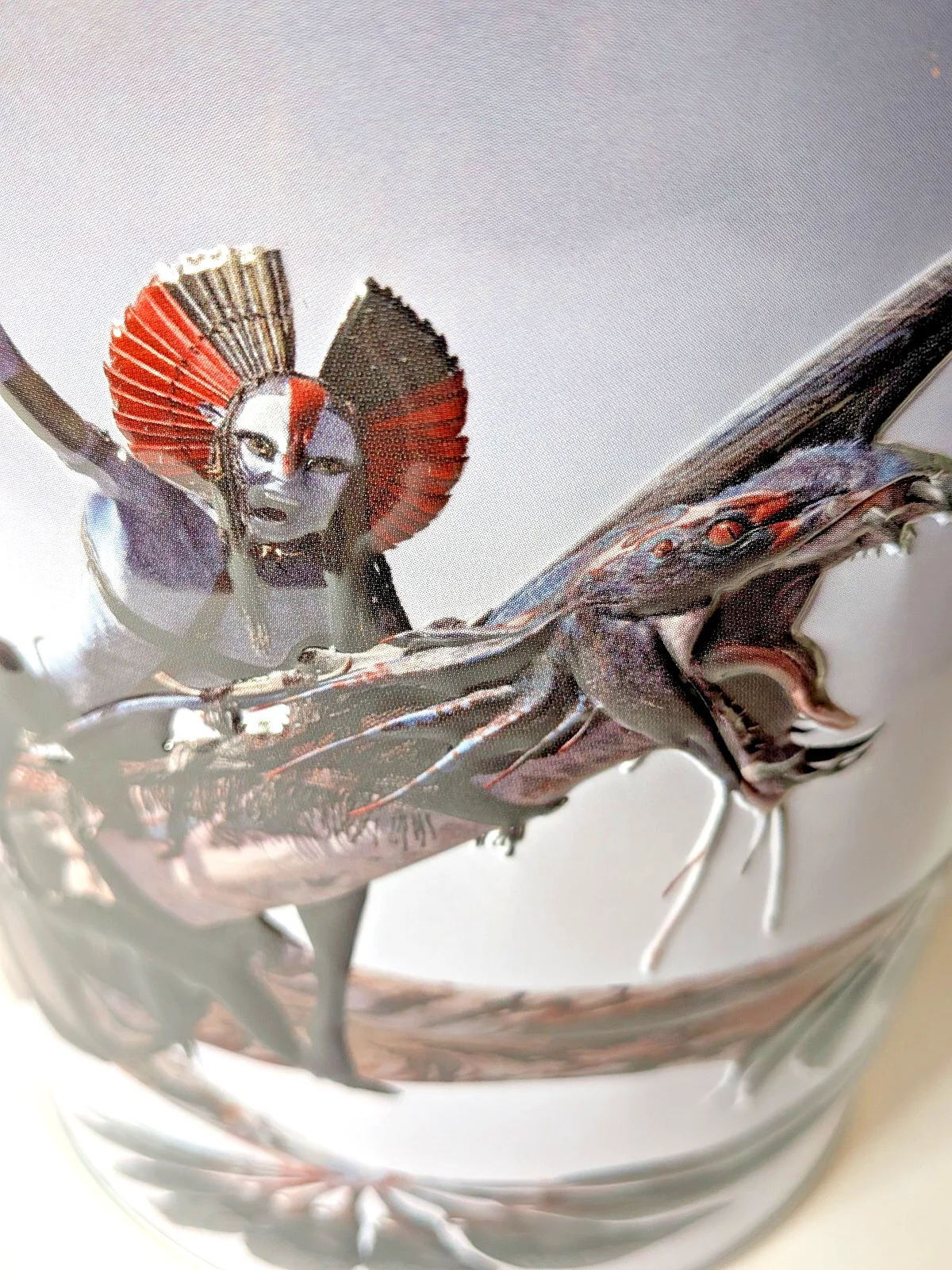 AVATAR Fire And Ash Cineworld Metal Embossed Popcorn Bucket VARANG Version 32oz, image 4