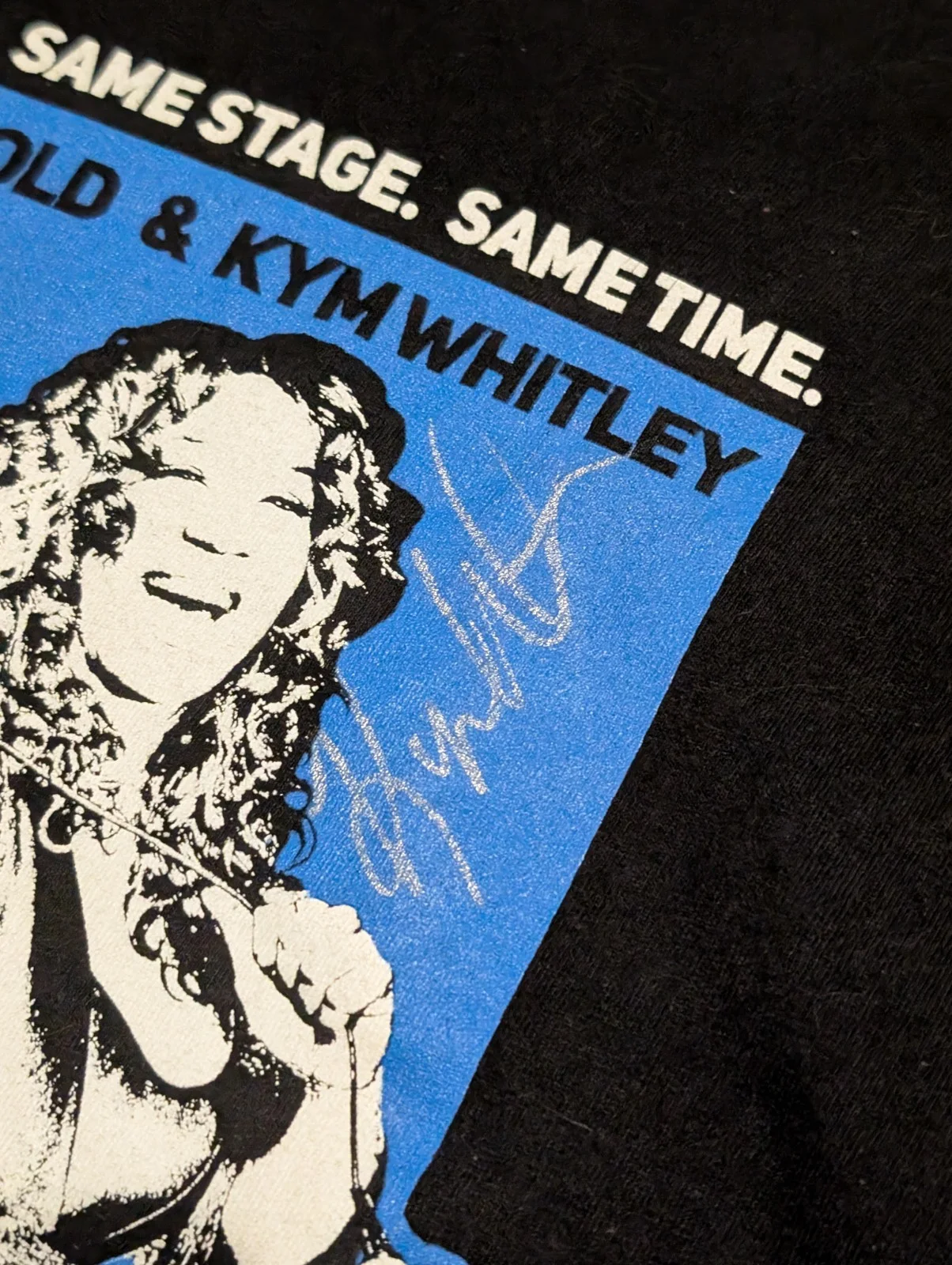 David A Arnold, Kym whitley — David A. Arnold And Kym Whitley He Said She Said Comedy Tour Signed Shirt Size S, изображение 5