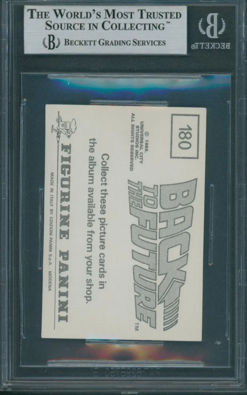 Claudia Wells — 1985 Panini Back To The Future Stickers #180 Claudia Wells Signed Beckett BAS, изображение 2