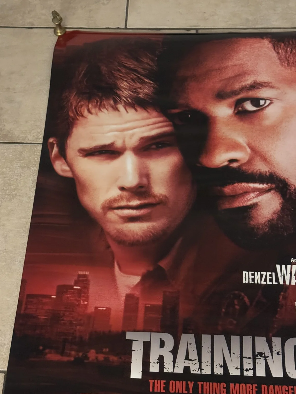 Training Day 2001 Original UK One Sheet Poster Cinema Single Sided 27” x 40”, изображение 4