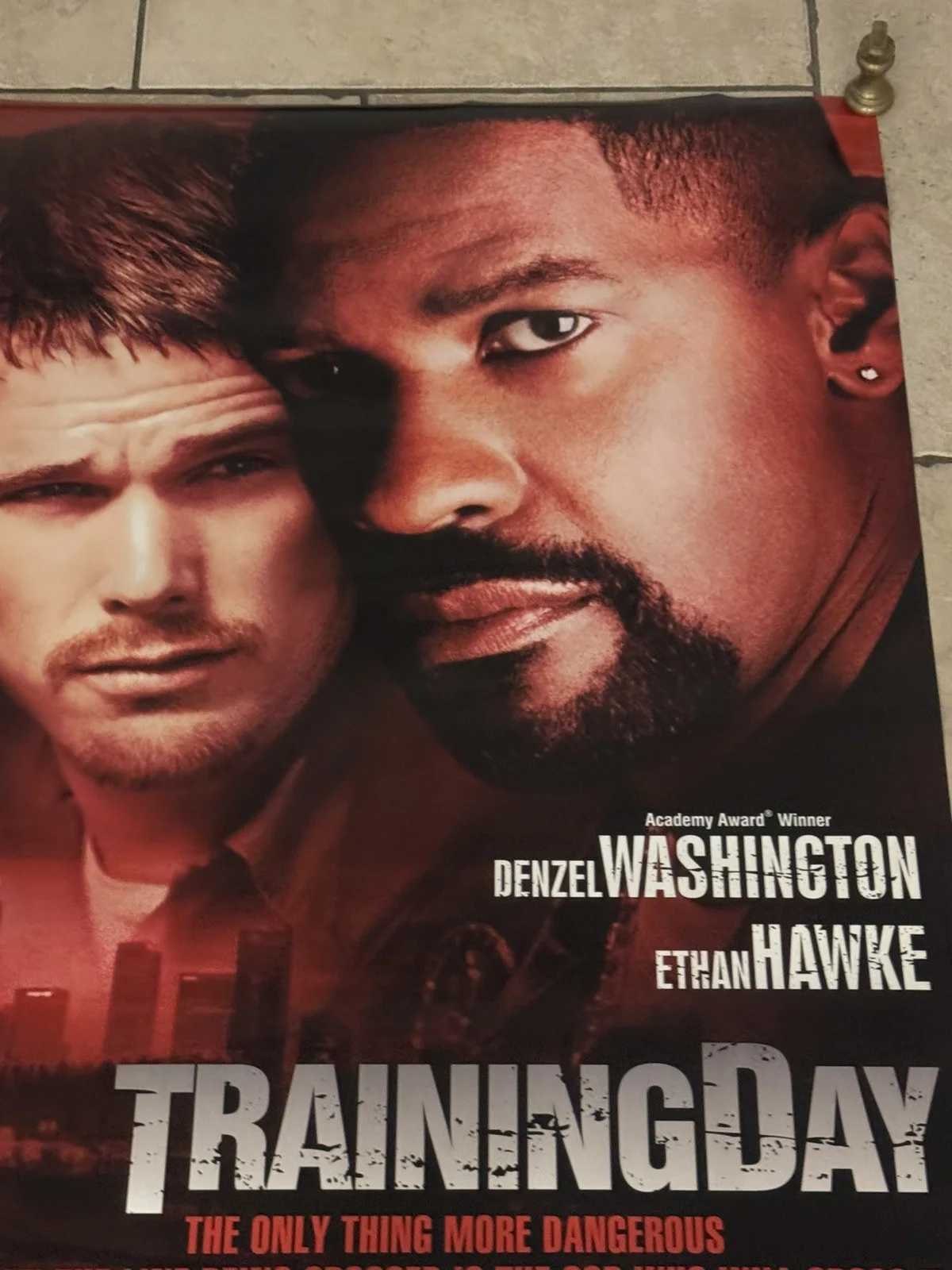 Training Day 2001 Original UK One Sheet Poster Cinema Single Sided 27” x 40”, изображение 5