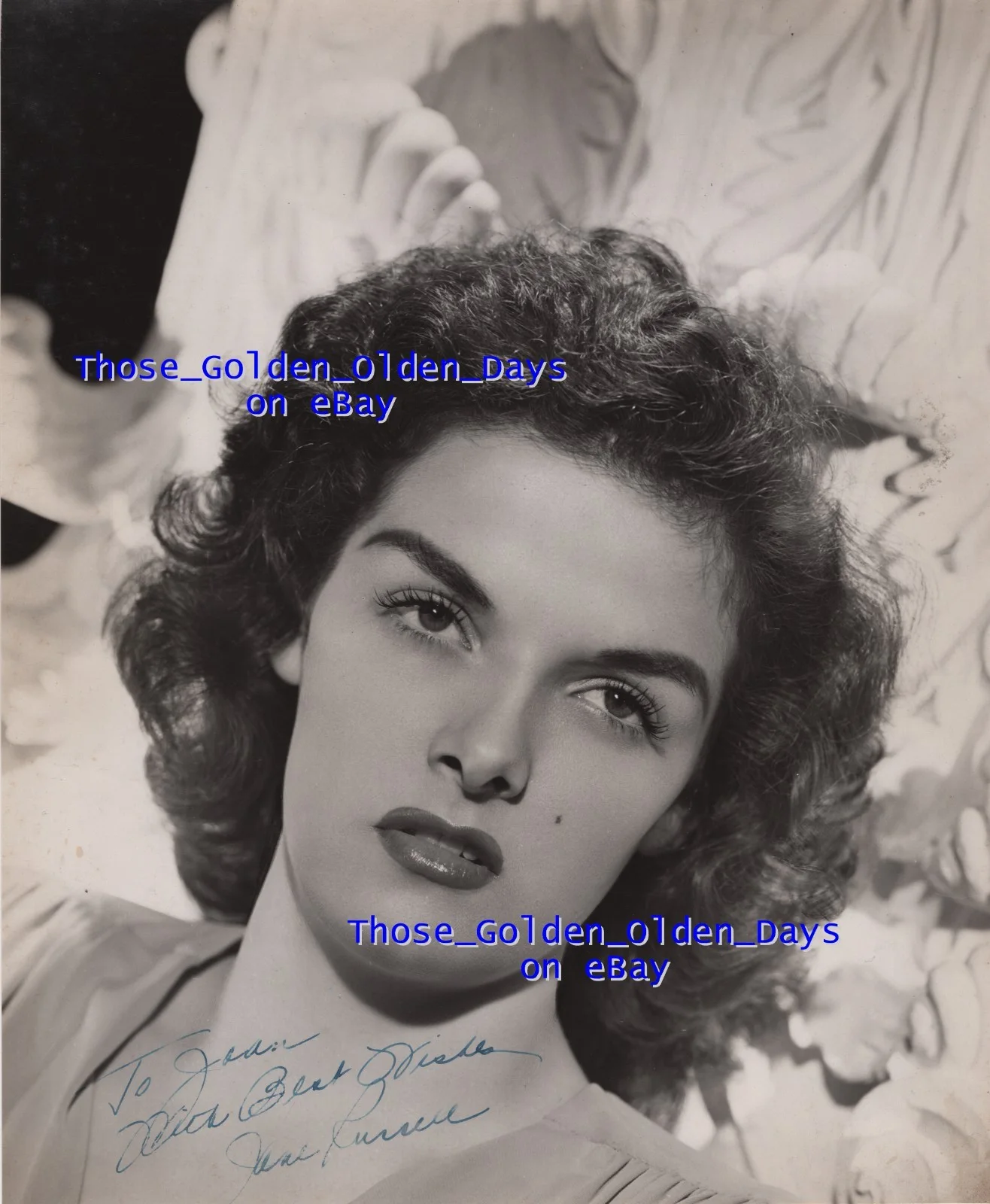 Jane Russell — JANE RUSSELL Signed Photo - THE OUTLAW (Howard Hughes) - RARE EARLY AUTOGRAPH