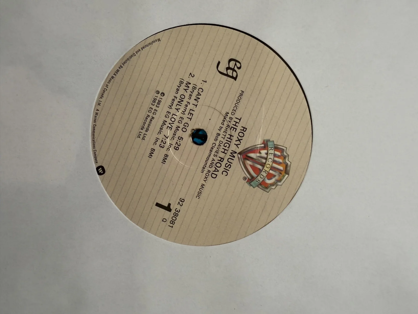 Roxy Music : Musique fully signed autographed vinyl - Bryan Ferry - Andy & Phil, изображение 5