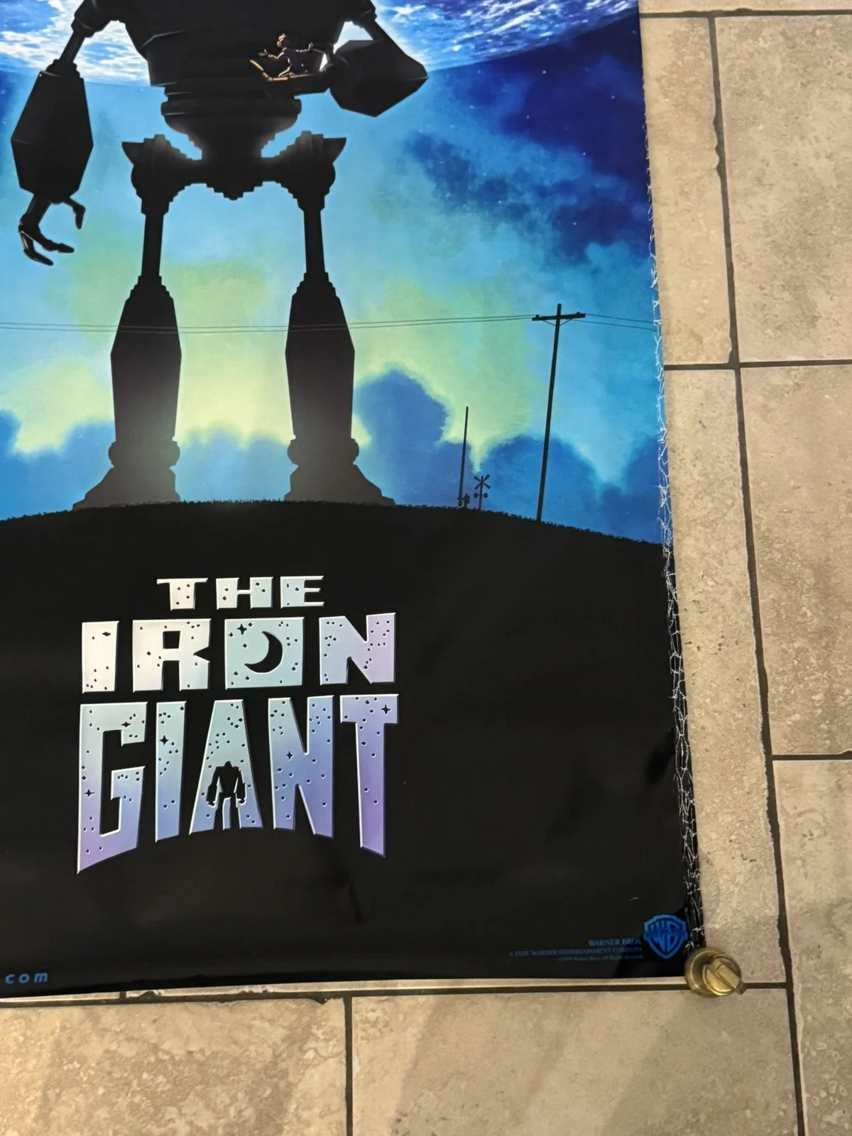 The Iron Giant Rare Original UK One Sheet Poster Cinema Single Sided 27” x 40”, изображение 5