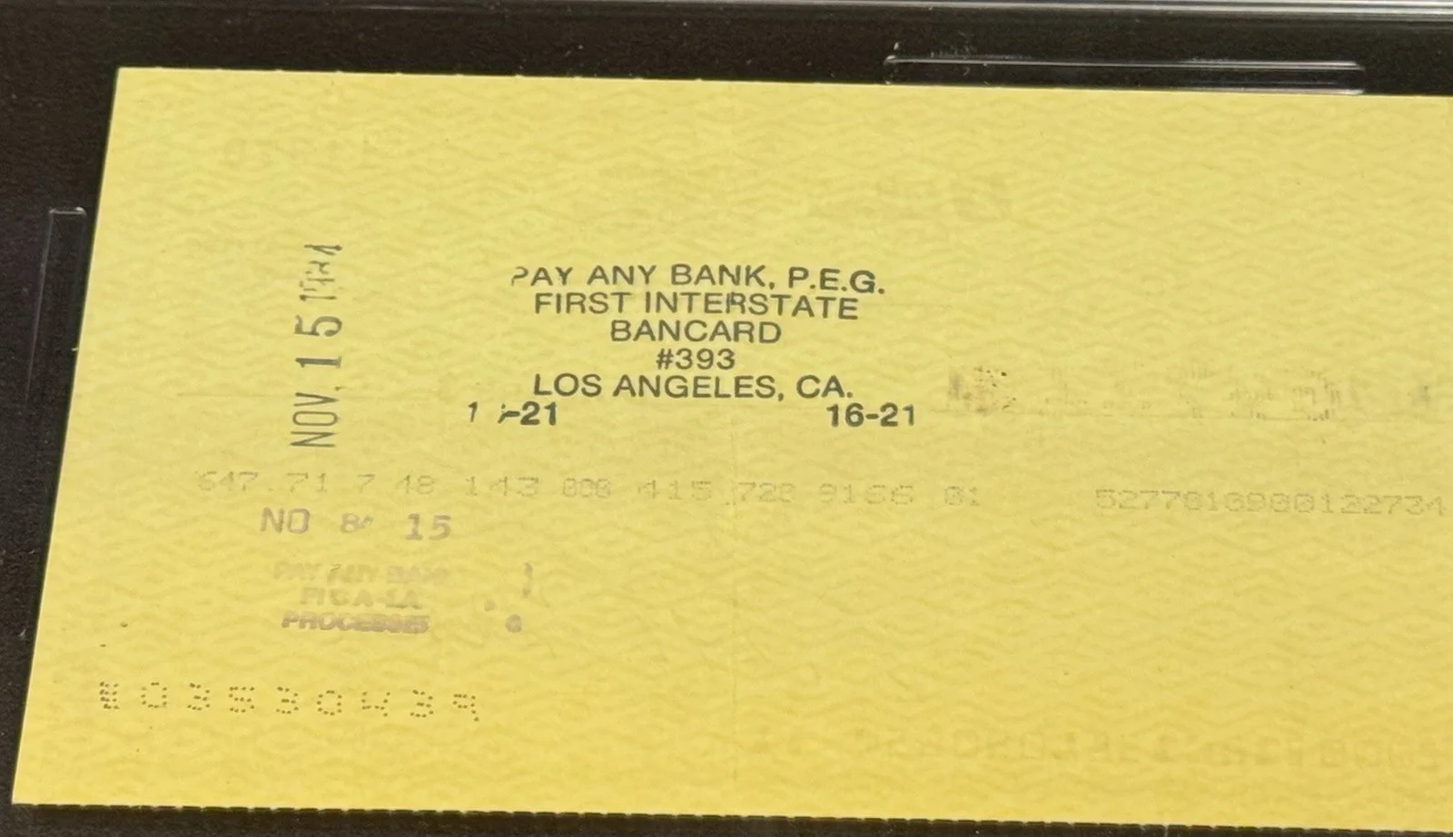Bob Barker — 1984 BOB BARKER HAND SIGNED BANK CHECK PSA/DNA THE PRICE IS RIGHT SCARCE, image 4