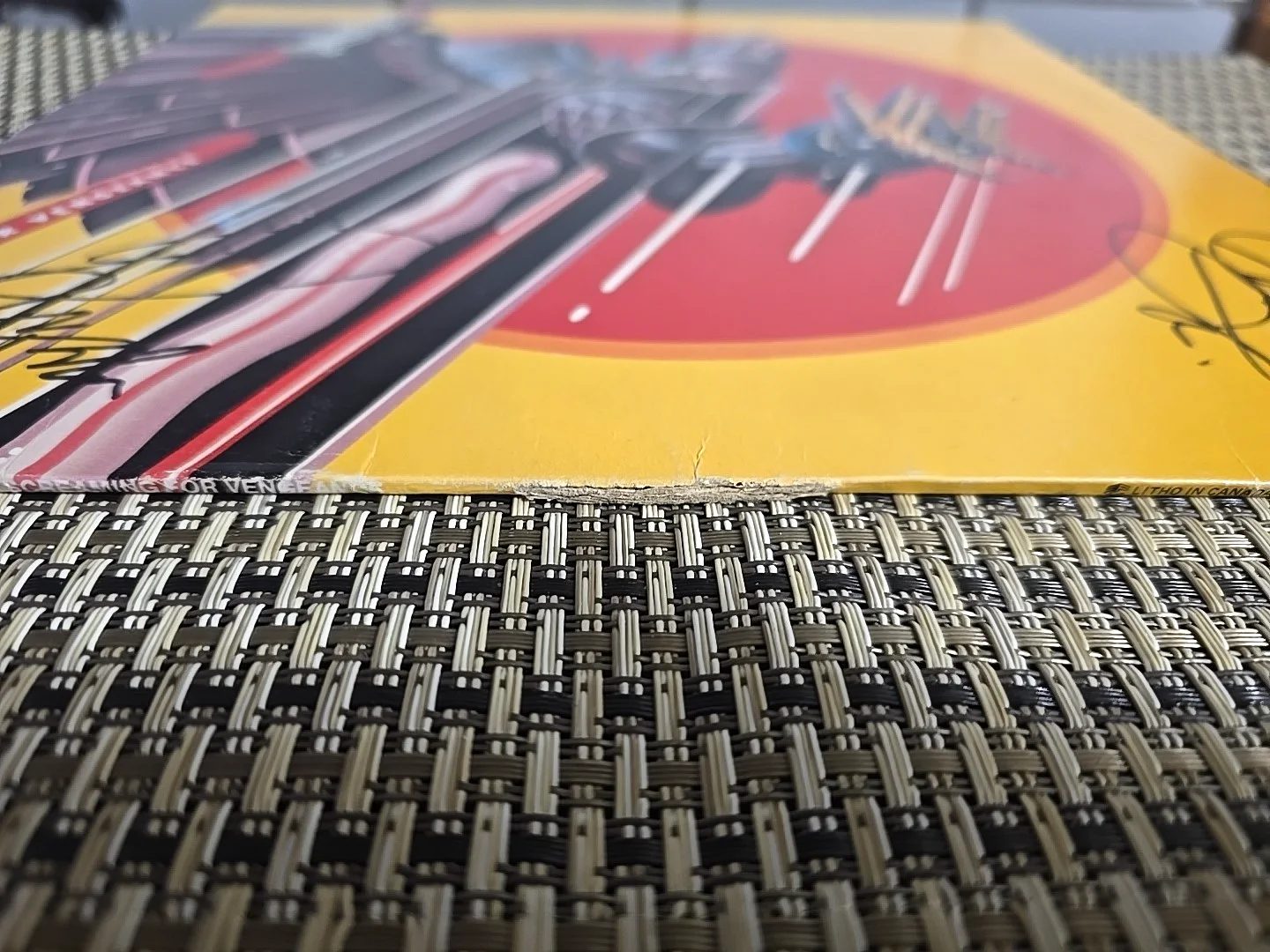 Judas Priest Screaming For Vengeance Album Signed Faulkner Travis G+/G, изображение 5