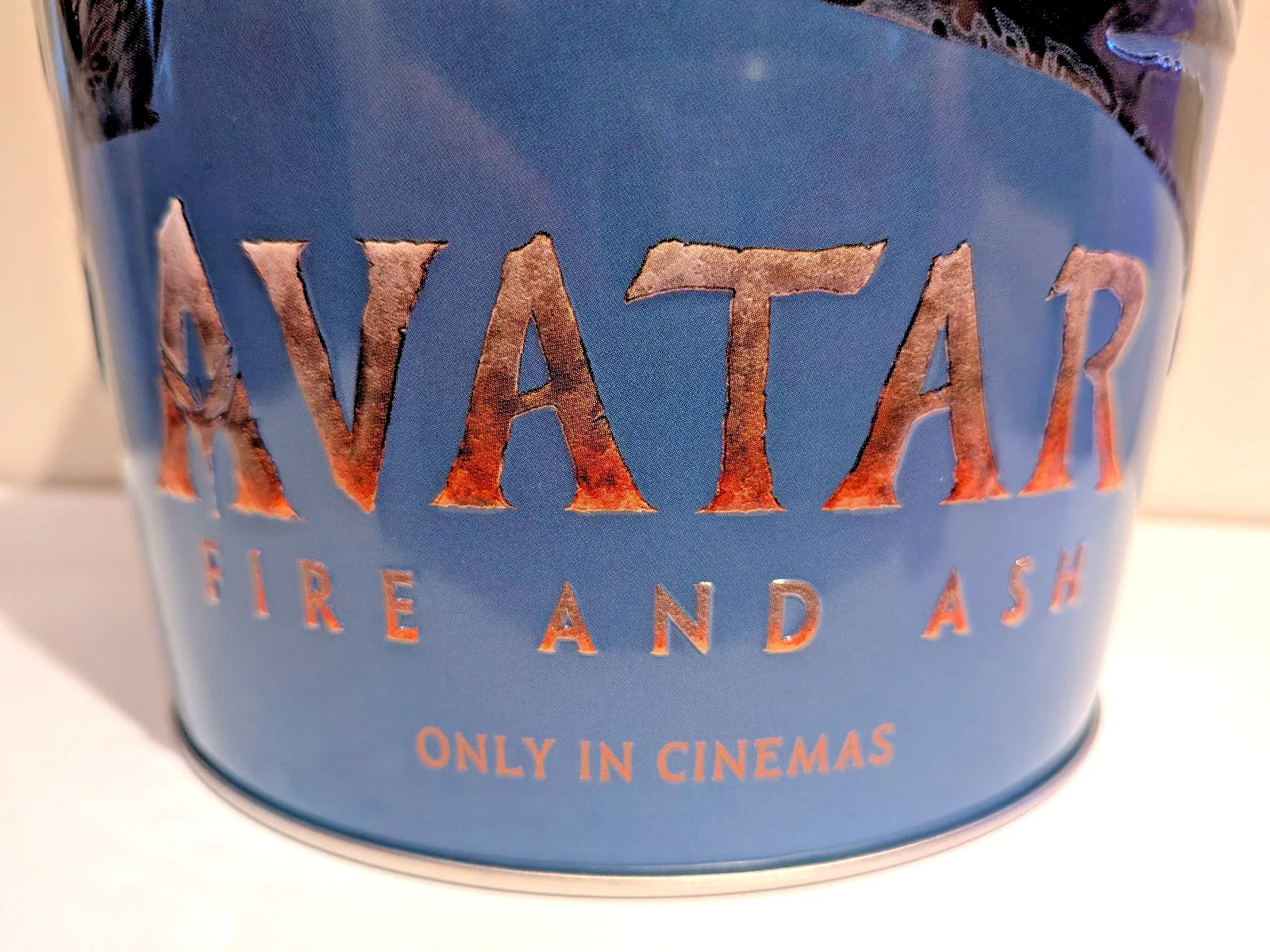 AVATAR Fire and Ash Metal Embossed Cineworld Exclusive Popcorn Bucket JAKE SULLY, image 5