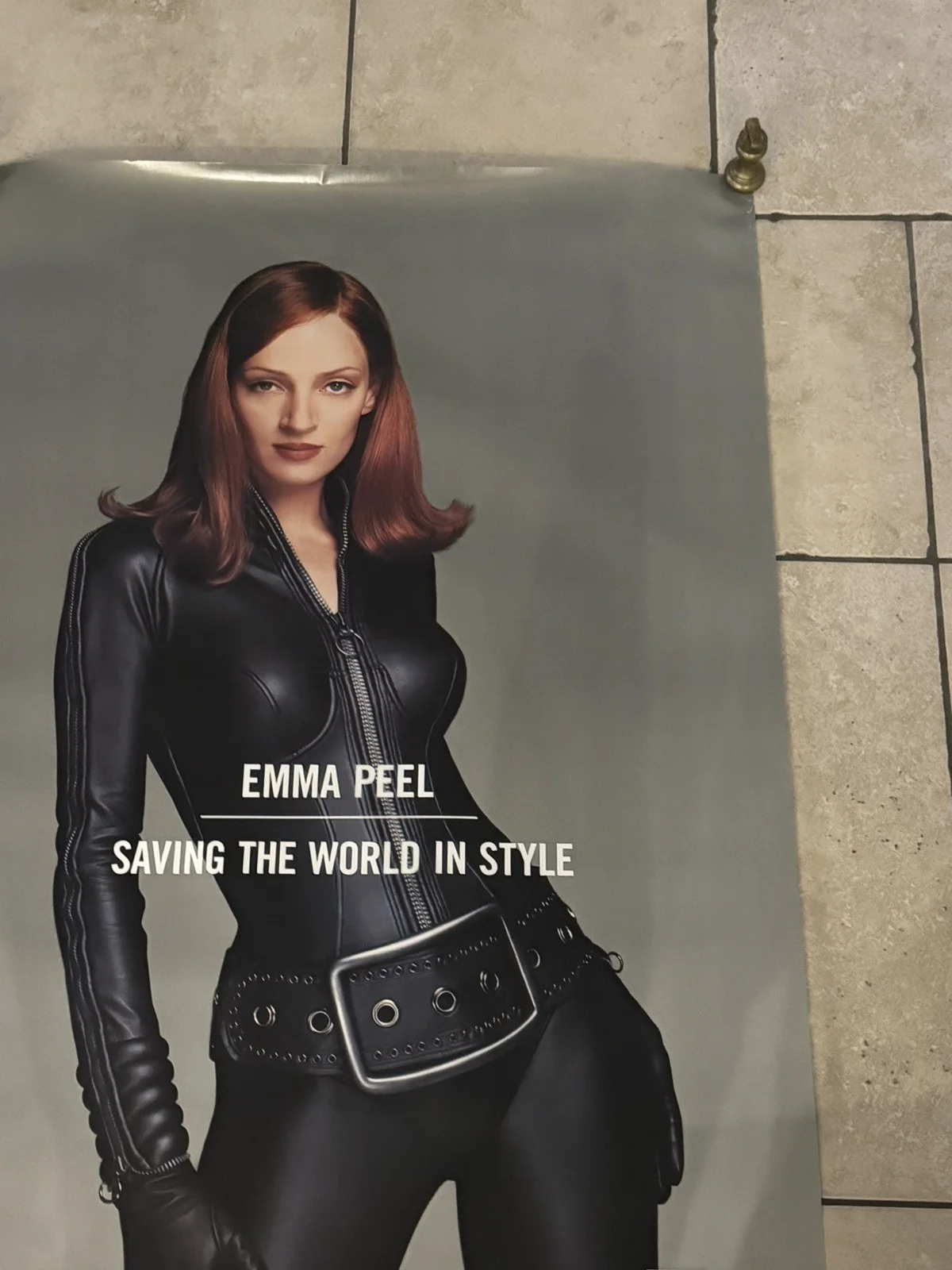 THE Avengers Emma Peel Original UK One Sheet Movie Poster - 1998 - Uma Thurman, изображение 5