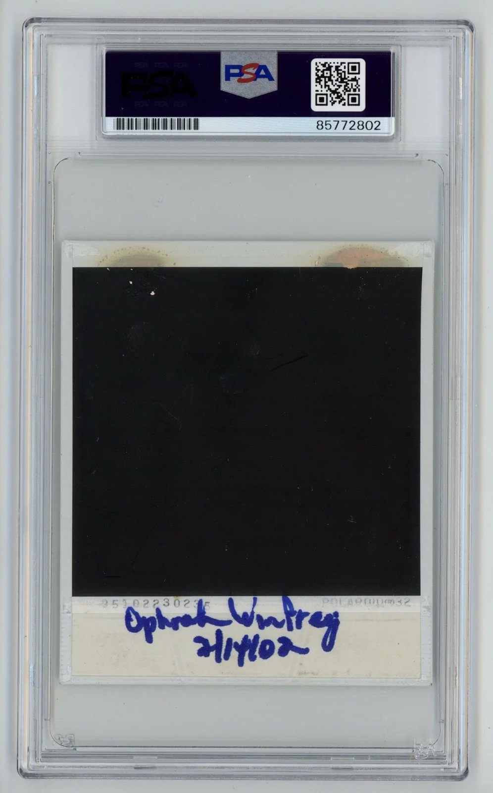 Oprah Winfrey — OPRAH WINFREY HAND SIGNED AUTOGRAPHED POLAROID PHOTO PSA/DNA SCARCE, image 2