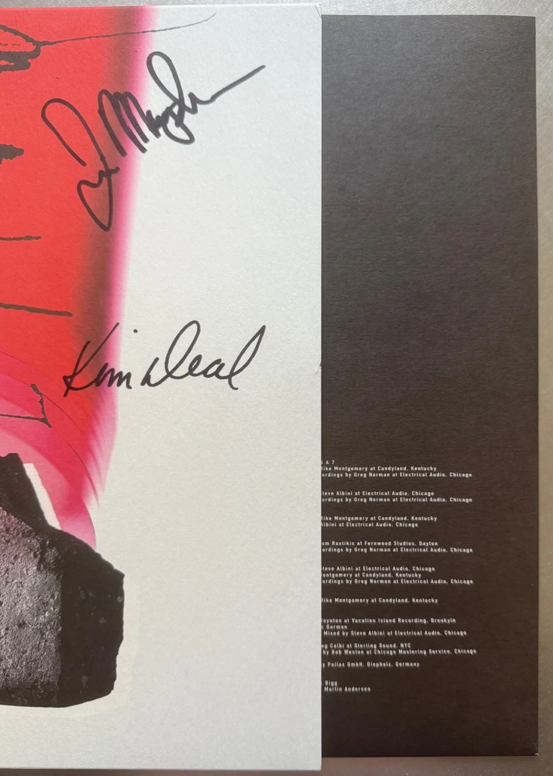 The Breeders : All Nerve fully signed autographed vinyl ( The Pixies ), изображение 2