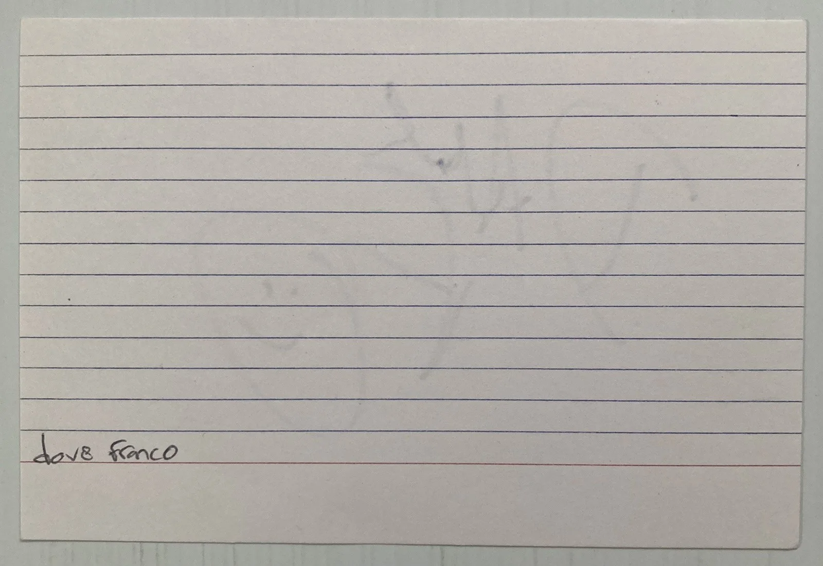 Dave Franco — Now You See Me Dave Franco Signed Autograph 4x6 Index Card - PSA DNA- FREE S&H!, изображение 3