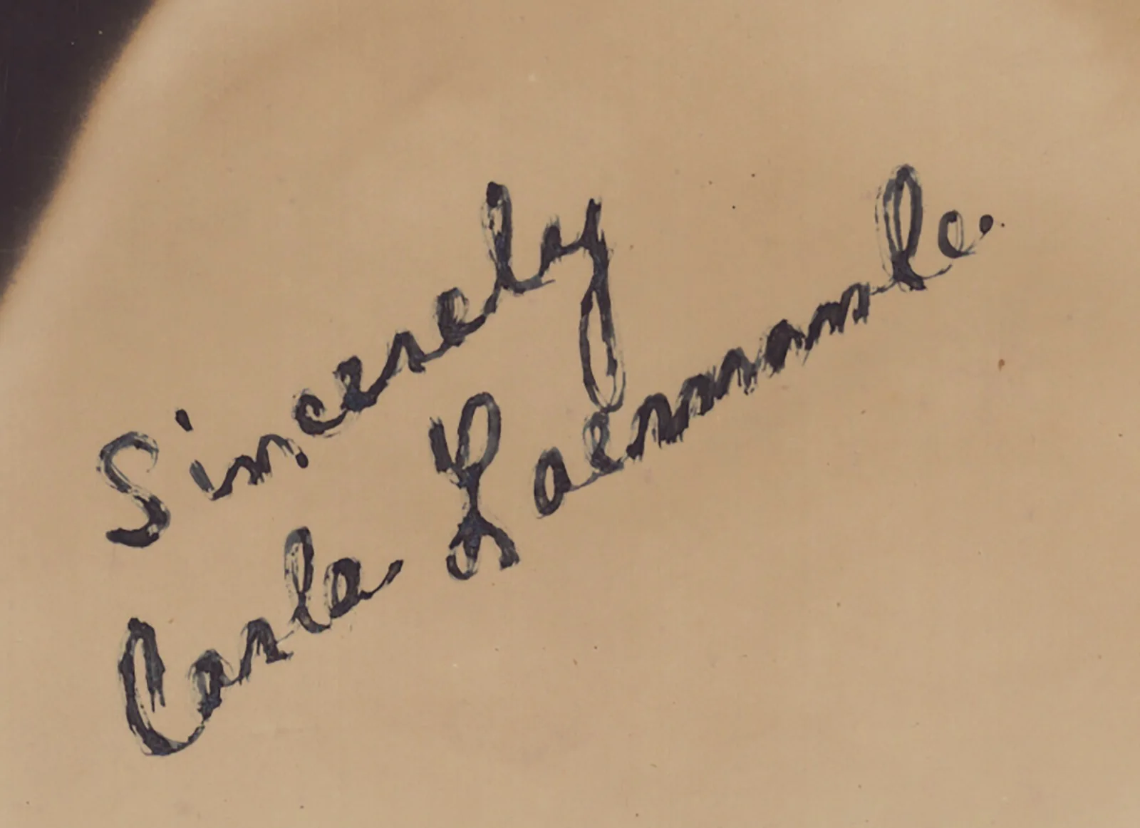 Carla Laemmle — CARLA LAEMMLE - AUTOGRAPHED SIGNED PHOTOGRAPH, image 2