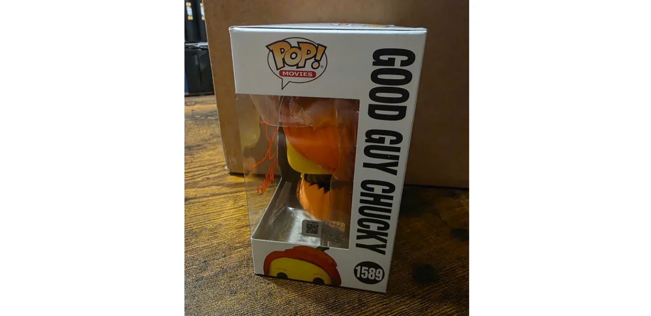 Chris Sarandon — chris sarandon signed chucky funko, image 2