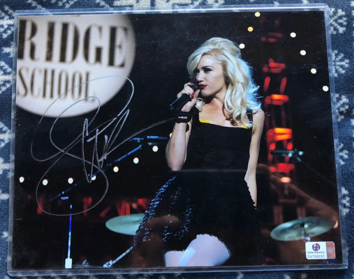 Gwen Stefani No Doubt Signed Autograph GA Authenticated 8x10 Photo HOT, изображение 2