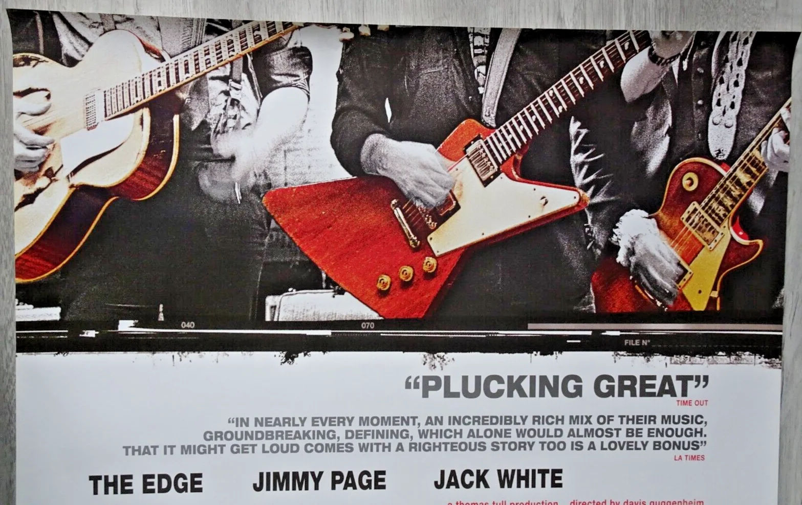 It Might Get Loud Poster One Sheet Jimmy Page The Edge U2 Jack White 2008, изображение 3