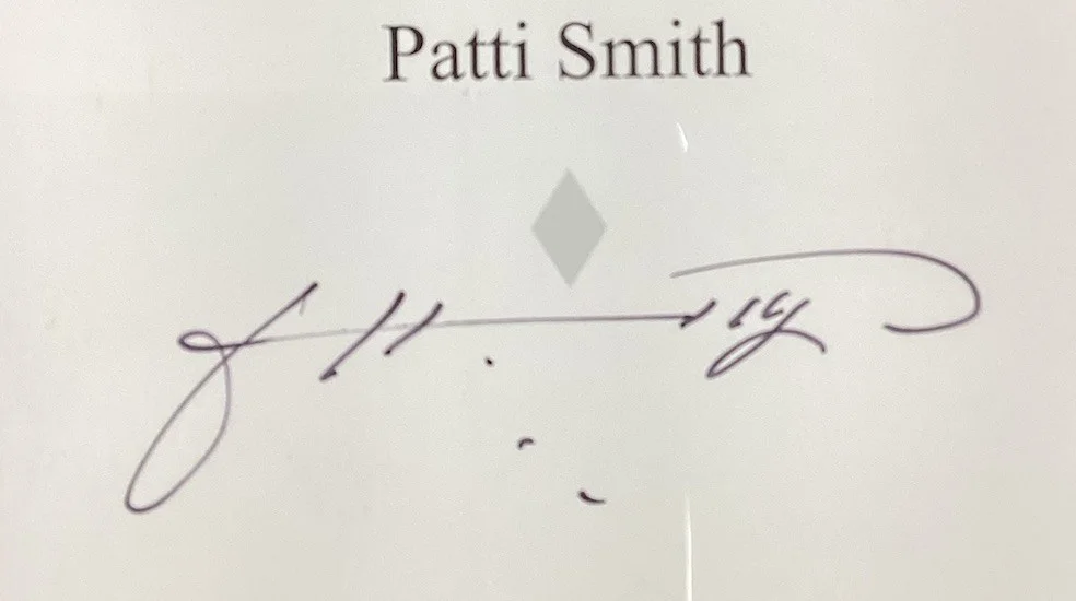 Patti Smith Signed 4x6 Index Card Music Punk Rock HOF Autograph PSA/DNA, image 2