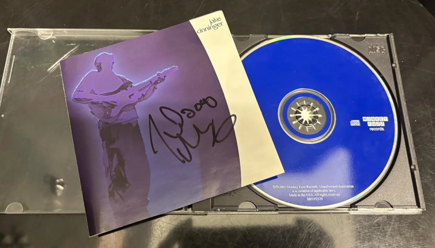 SIGNED INSERT Umphrey's McGee - Jake Cinninger - 2001 Monkey Fuzz Records CD, image 3