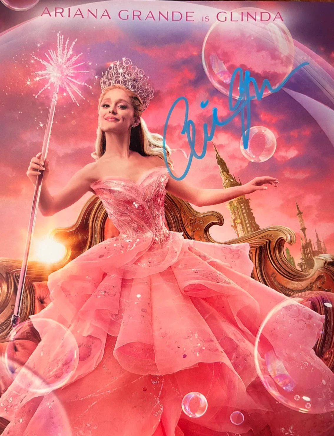 Ariana Grande — ARIANA GRANDE Signed WICKED: Glinda 8x10" Authentic Autographs w/COA, image 3