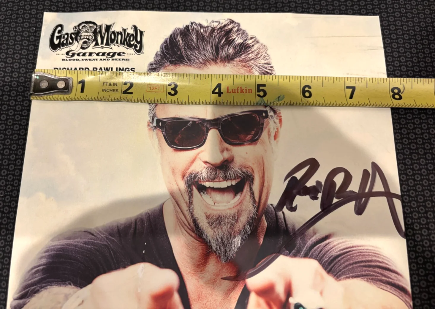 Richard Rawlings — Signed! Richard Rawlings Gas Monkey Garage! 8 X 10 Photo Card Quinault Beach WA, изображение 5