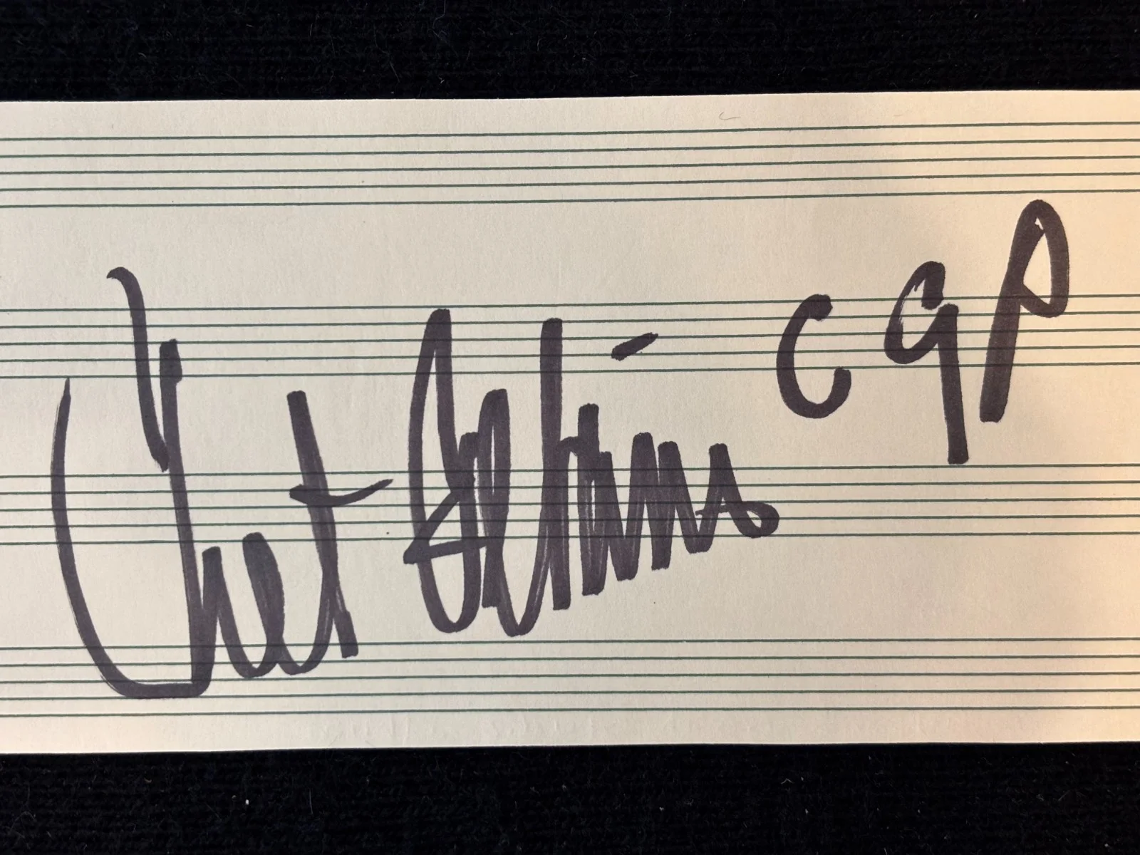 Chet Atkins — Brilliant Vintage CHET ATKINS Signed 3x5 with 8x10 Photo, image 3