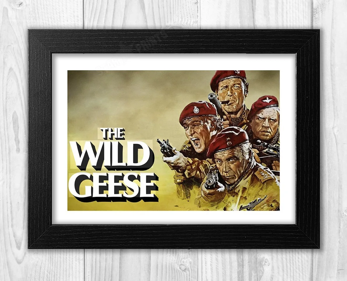 The Wild Geese A4 reproduction mounted poster with choice of frame, image 2