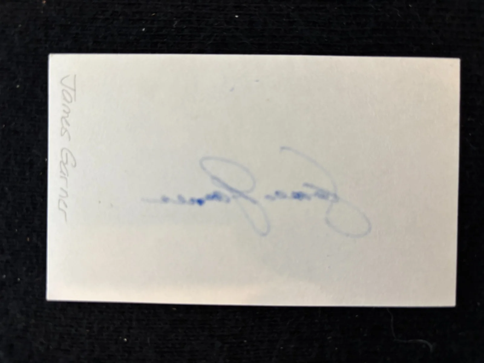 James Garner — Vintage JAMES GARNER signed 3x5 with 8x10 photo "The Notebook" "Maverick", изображение 4